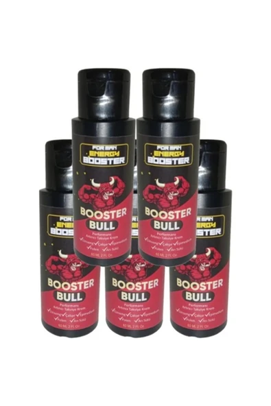 Bravilor Booster Bull 5'li Paket Erkeklere Özel Krem 60 ml - 5 Adet 60 ml ürün görseli 1