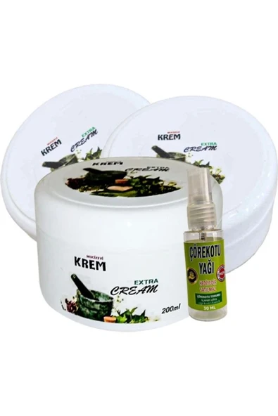 HBPAVM Mucizevi Krem 3Adet Bölgesel Bakım Relax Kremi 125 ml + Yanında Hediye 30 ml Çörek Otu Yağı ürün görseli 1