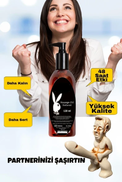 Bravilor Süper Şeftali Aromalı Doğal Yenilebilir Vücut Masaj Yağı Oil 120Ml ürün görseli 1