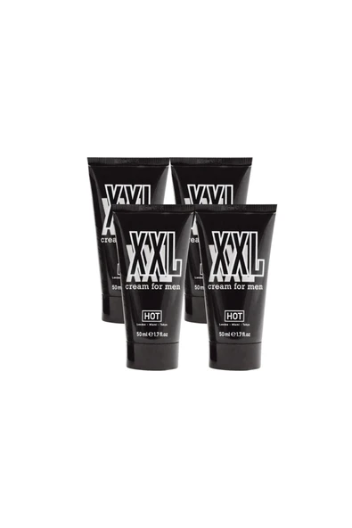 HBPAVM HotXXL Cream Men Hardener Delayer Enlarger 4lü adet x 50 ml Erkeklere Özel Boyut Kremi ürün görseli 1