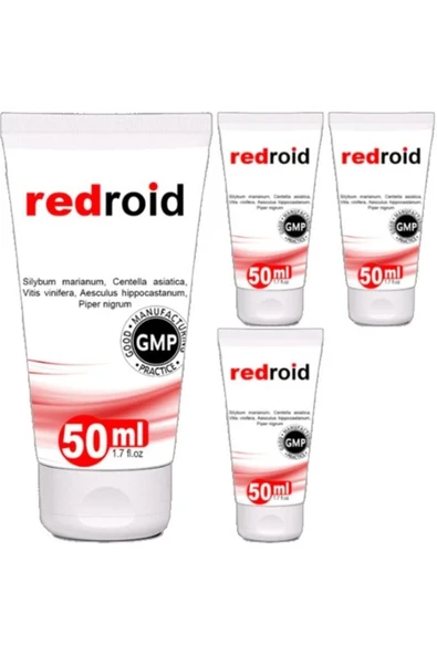 bzrv Redroid 4 Adet Rahatlatıcı Masaj Kremi 50 ml Özel Krem ürün görseli 1