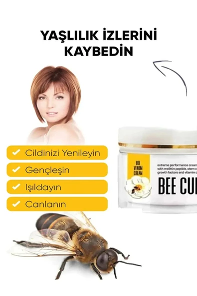 bzrv Süper Bee Cure Rahatlatma Etkili Masaj Kremi 150ML X4 ADET - Resim 3