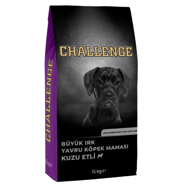 Challenge Kuzu Etli Büyük Irk Yavru Köpek Maması  15 Kg 0 - 1 Yaş ürün görseli 1