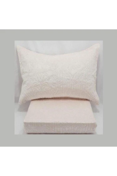 Tek Kişilik Yatak Örtüsü Flair Pudra ürün görseli 1