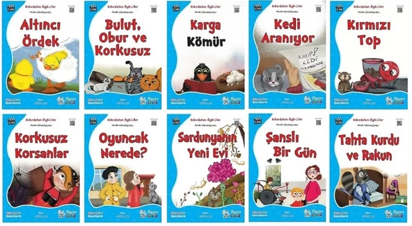 1. Sınıf Okumayı Sevdiren Renkli Resimli Hikayeler 16- 10 Kitap - Resim 2