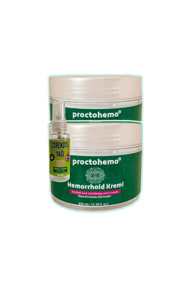 yourbrand Proctohemo Rahatlatıcı Masaj Bakım Kremi 2x100 ml+30 ml Çörek Otu Yağ ile ürün görseli 1