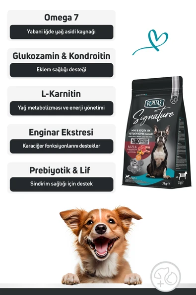 Signature Kuzulu Küçük Irk Yetişkin Köpek Maması  Yetişkin (1 - 7 Yaş) 3 Kg - Resim 4