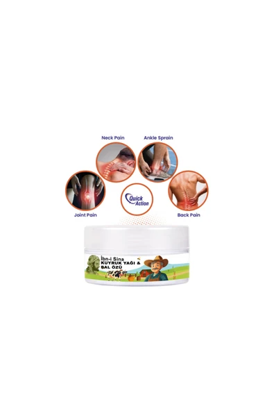 MEDİCREAM İbn-i Sina Sızılarınıza Kuyruk Yağı&bal Özü Masaj Bakım Kremi 50 ml X 2 Adet - Resim 3