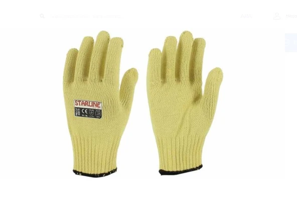 Starline 636510 Yüksek Isı Dayanıklı Aramid Eldiven ürün görseli 1