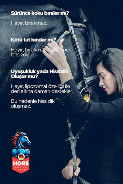 yourbrand Hors Active Cream Gecikme Ve Sertleşme P.enis Kremi 50ml 4 Adet 1 Adet Jel - Resim 5