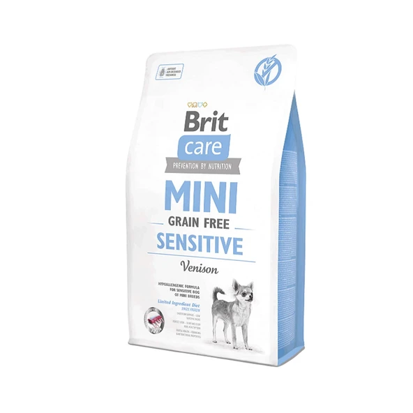 Brit Care Mini Sensitive Geyikli Tahılsız Küçük Irk Köpek Maması  2 Kg ürün görseli 1