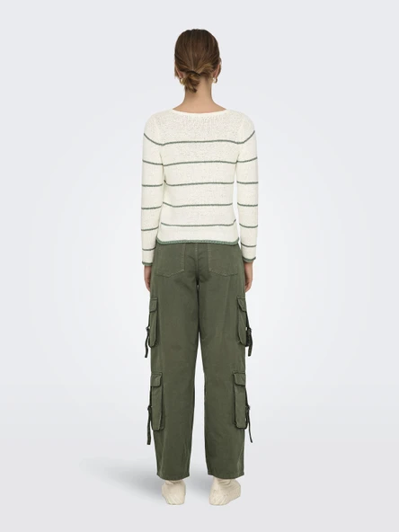 ONLY Bayan Örme Kazak 15340862 - Resim 7