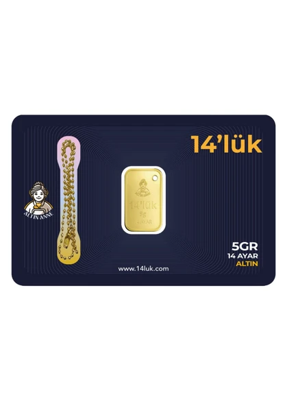 14'lük 5 Gram Altın Klasik ürün görseli 1