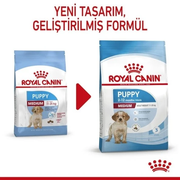 Royal Canin Medium Puppy Yavru Köpek Maması  0 - 1 Yaş 4 Kg - Resim 2