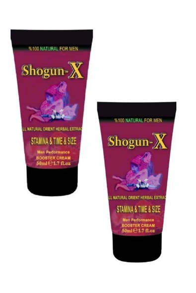yourbrand Shogun -x Extra Cream Erkekler İçin Sertleşmeye ve Gecikmeye Etkili Kremi 50ml X 2 Adet ürün görseli 1