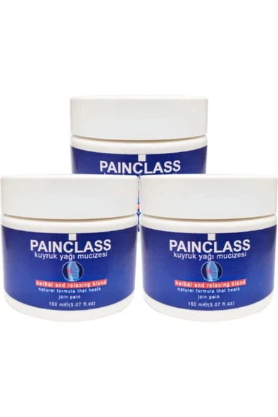 Ekince Painclass HZNKS038 3ADET 150 ml Büyük Boy Kuyruk Yağı Kremi Pain Cream Ağ Rılara Krem ürün görseli 1