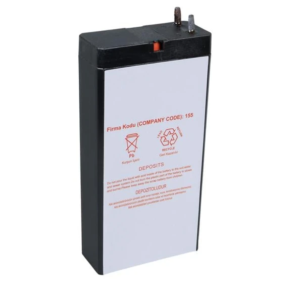 Yokohama YH-42.3 4 Volt - 2.3 Amper Akü (50X100x22 Mm) - Resim 2