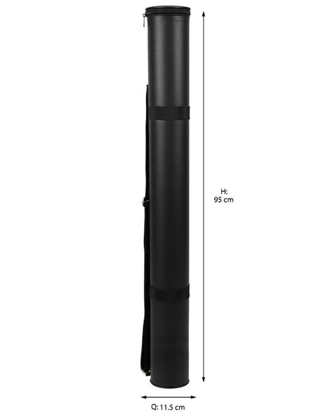 Yuga Suni Deri Proje Tüpü 95 cm Siyah - Resim 5