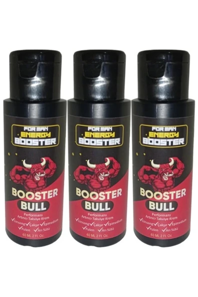 Forcevia Booster Bull 3 Adet Erkeklere Özel Yüksek Hızlı Aktivasyon Kremi 60 ml - 3 Adet 60 ml ürün görseli 1
