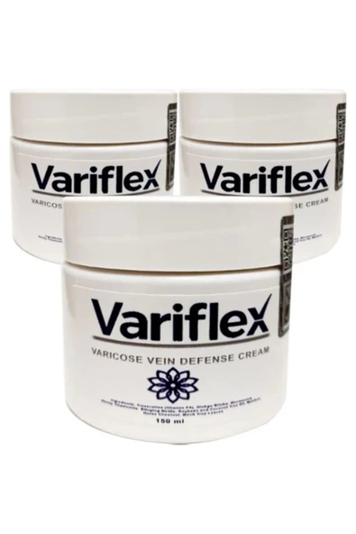 Ekince Variflex AVIKS040 3Adet 150 ml Varicosel Cream Büyük Boy Bacak Kremi ürün görseli 1