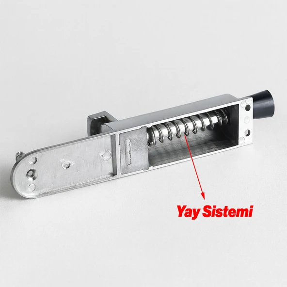 Basamaklı Kapı Stoperi Saten Kapı Tutucu Kaymaz Dayanıklı Malzeme Pratik Ev Ofis Kullanımına Uygun - Resim 6