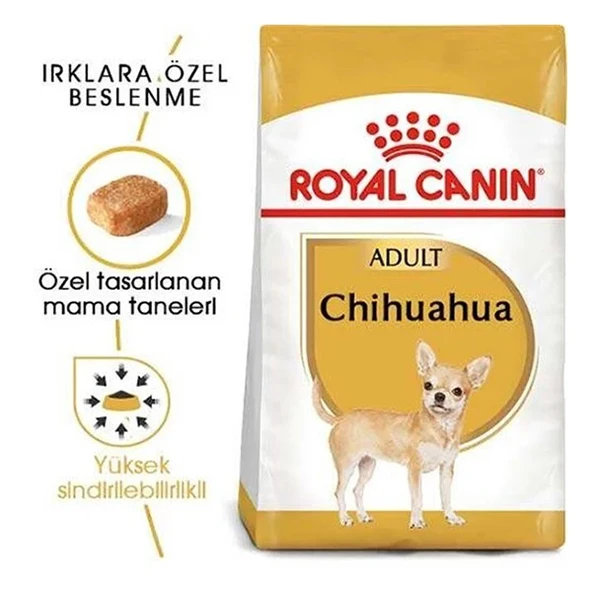 Royal Canin Chihuahua Adult Yetişkin Köpek Maması  Yetişkin (1 - 7 Yaş) 1.5 Kg ürün görseli 1