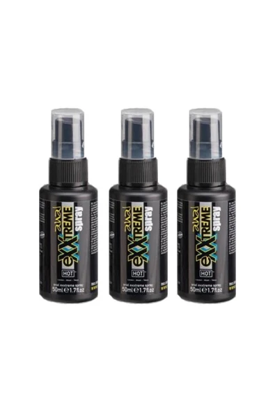 Flamex Hot Exxtreme Erkeklere Özel Sertleşme Sprey 50 ml 3 Adet ürün görseli 1