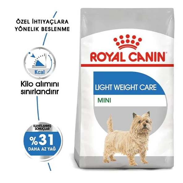 Royal Canin Mini Light Care Diyet Yetişkin Köpek Maması  Yetişkin (1 - 7 Yaş) 3 Kg - Resim 2