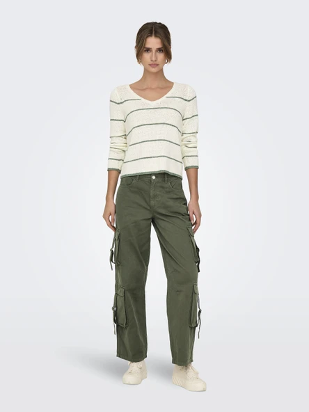 ONLY Bayan Örme Kazak 15340862 - Resim 4