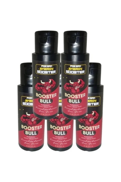 Ekince Booster Bull 5'li Paket Erkeklere Özel Yüksek Hızlı Aktivasyon Kremi 60 ml - 5 Adet 60 ml LFMYN123 ürün görseli 1