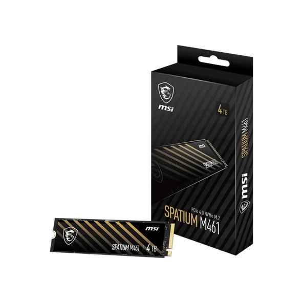 MSI 4TB SPATIUM M461 Gen4 M.2 2280 SSD 5000MB Okuma / 4200MB Yazma SPATIUM M461 M.2 4TB - Resim 5