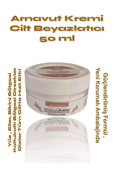 Forcevia Three Brand Whitening Cream Arnavut Kremi 100 ml Aklık Kremi x 1 Adet ürün görseli 1