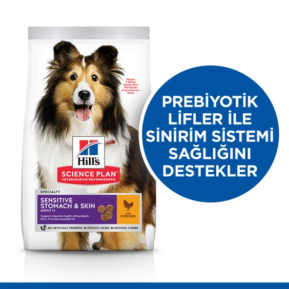 Hills Adult Sensitive Skin Hassas Köpekler İçin Tavuklu Yetişkin Köpek Maması  14 Kg - Resim 2