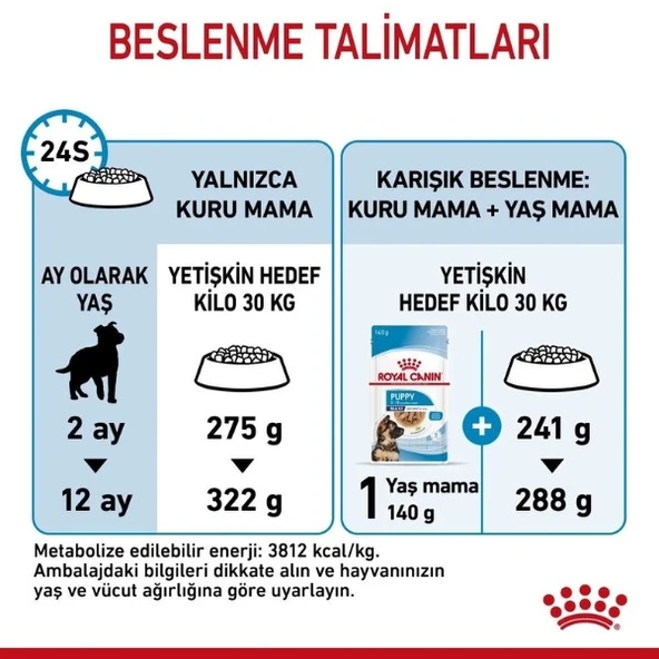 Royal Canin Maxi Puppy Büyük Irk Yavru Köpek Maması  15 Kg 0 - 1 Yaş - Resim 3