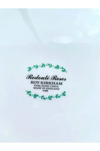 Roy Kirkham Redoute Roses Kemik Porselen Çiçek Desenli Zarif Sütlük ve Şekerlik Seti - Resim 5