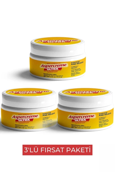 Bravilor Aspercreme Ultra Masaj Kremi 3 Adet ürün görseli 1