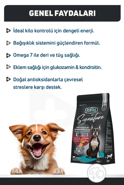 Signature Kuzulu Küçük Irk Yetişkin Köpek Maması  Yetişkin (1 - 7 Yaş) 3 Kg - Resim 3