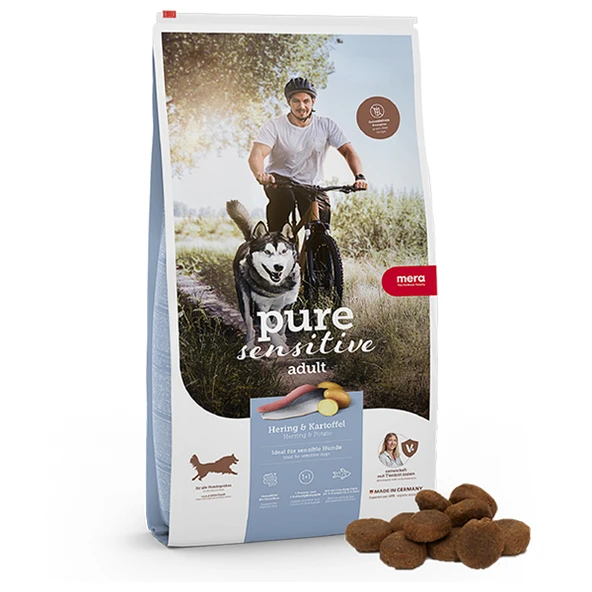 Mera Pure Sensitive Tahılsız Ringa Balık ve Patatesli Köpek Maması  Yetişkin (1 - 7 Yaş) 12.5 Kg ürün görseli 1