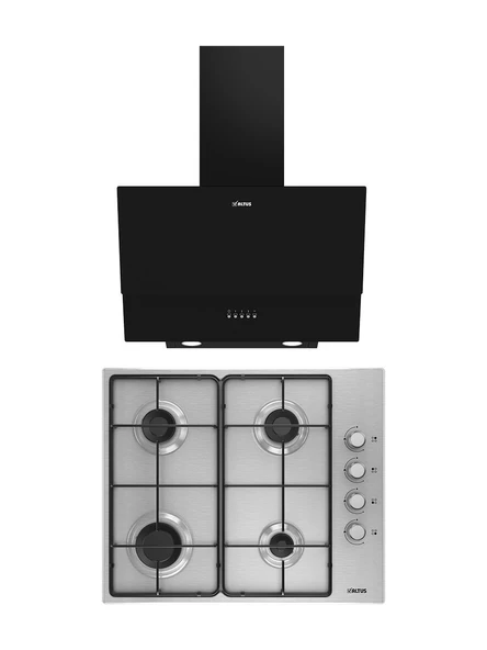 Altus 2'li Ankastre Set ALA-535 B Davlumbaz - 181 Gıd Ankastre Ocak ürün görseli 1