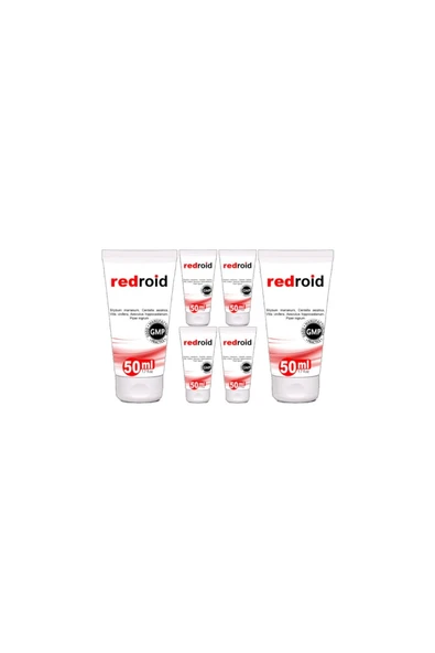 LiderGlobal Redroid Hemer.oid - Ba.sur İçin Bakım Masaj Kremi 6x50 ml ürün görseli 1