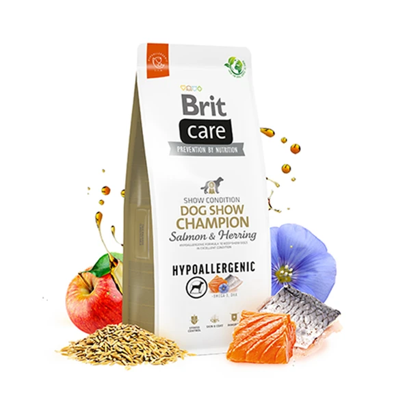Brit Care Hypo-Allergenic Champion Somonlu ve Ringa Balıklı Yetişkin Köpek Maması  12 Kg - Resim 2