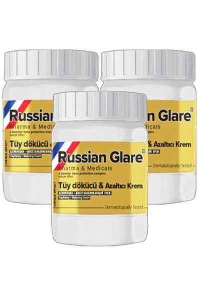 STİL KÖŞESİ Russ Glare Tüylere Krem Nano 3 Adet x 50 ml Russ Merhemi - 000031KI ürün görseli 1