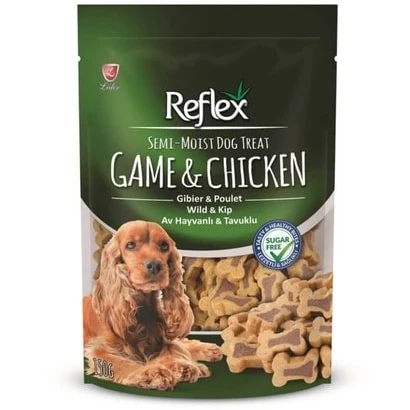 REFLEX SEMİ-MOİST AV HAYVANI & TAVUK KÖPEK ÖDÜL 150 GR ürün görseli 1