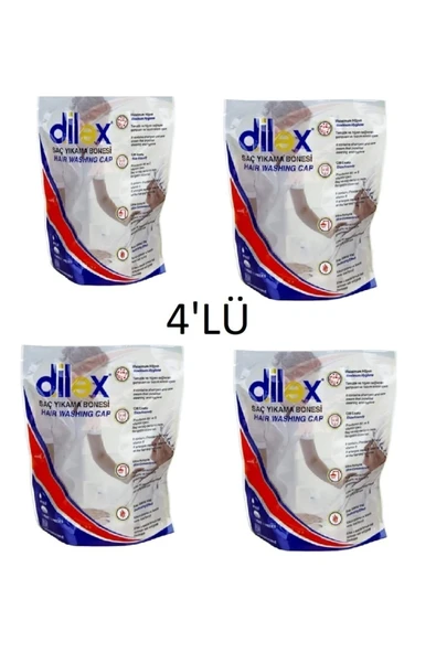 Dilex Şampuanlı Saç Yıkama Bonesi 4 Adet ürün görseli 1