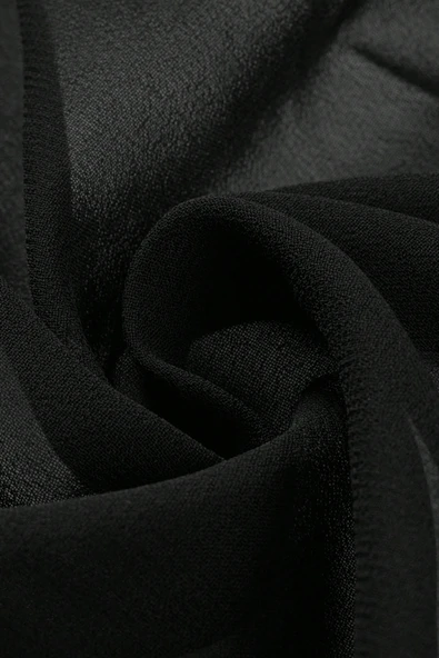 Kadın Siyah Beyaz Transparan Belden Bağlamalı Pareo 2'li - Modern ve Şık Tasarım - Resim 5