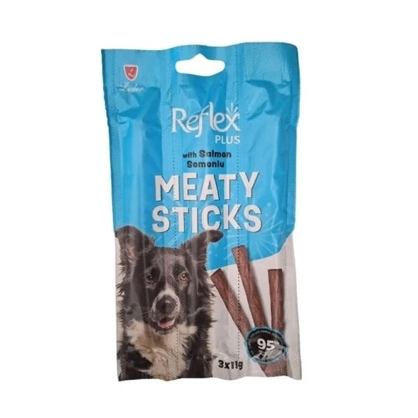 REFLEX PLUS SOMONLU ÇUBUK YETİŞKİN KÖPEK ÖDÜL MAMASI 3*11 GR ürün görseli 1