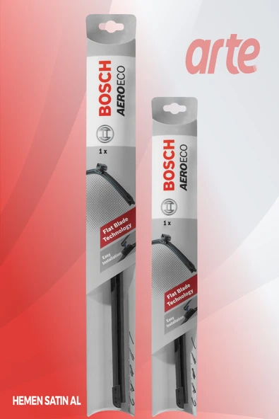 Toyota Verso 2009-2019 Uyumlu | Bosch Aeroeco Serisi Ön Silecek Takımı | 2'li Set | ürün görseli 1