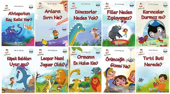 1. Sınıf Okumayı Sevdiren Renkli Resimli Hikayeler 20- 10 Kitap - Resim 2