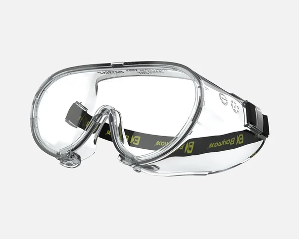 Çapak Gözlüğü Şeffaf BAYMAX S-1551 QUATTRO - Resim 2