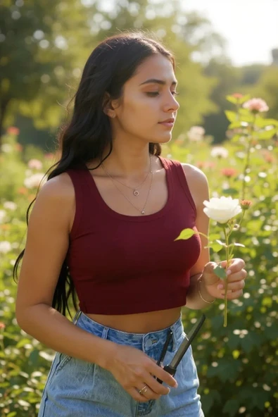 Kadın Bordo Kare Yaka Crop Top Bluz - Şık, Rahat ve Kolay Kombinlenebilir ürün görseli 1